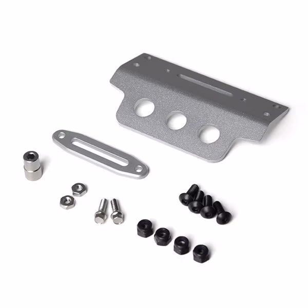 Aluminum Skid Plate for 52412 GS01 Tube Bumper, Silver